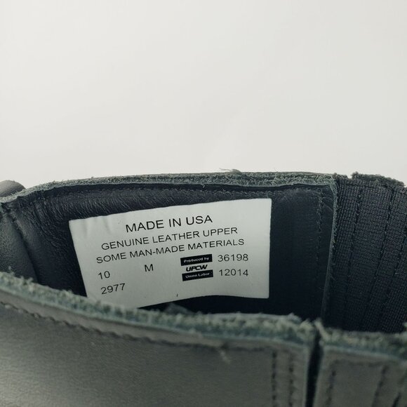 Cruiserworks Men Size 10 M Black Leather Classic Motorcycle Pull On Boots NEW - Picture 2 of 14